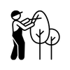 Symbol für Baumpflege
